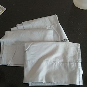 Three Amanda James Light Blue Standard Pillowcases